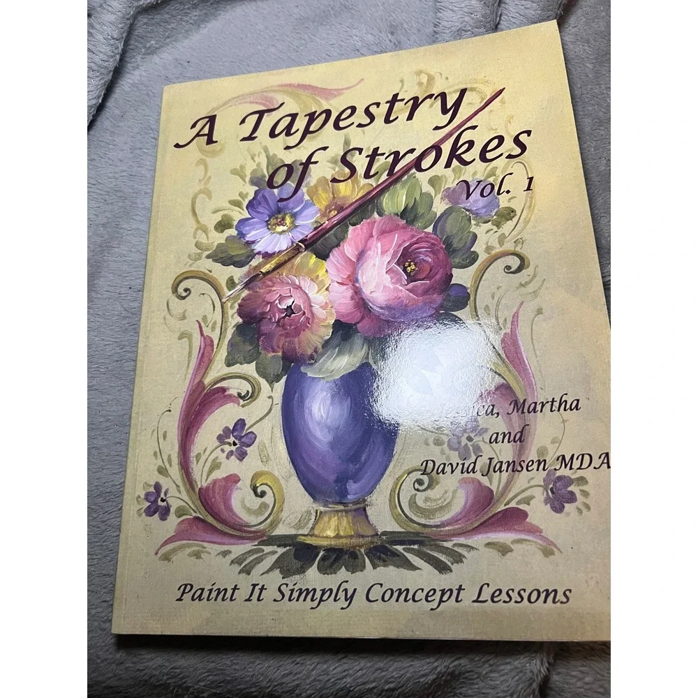 Jansen Art Studio Casual Elegance & A Tapestry of Strokes Vol. 1 Books w/ 2 Dvd